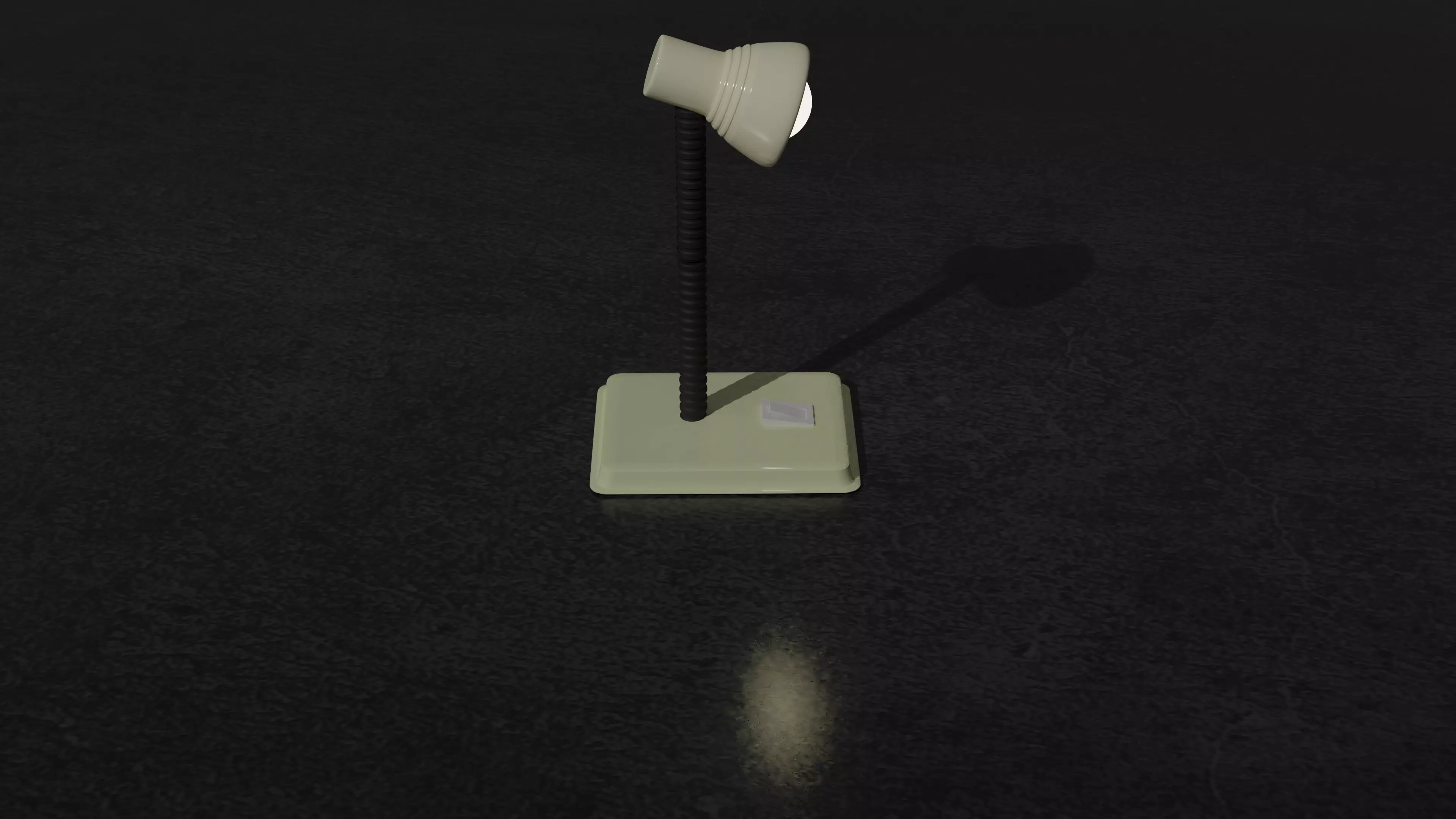 simple lamp for beginers Low-poly 3D model_0