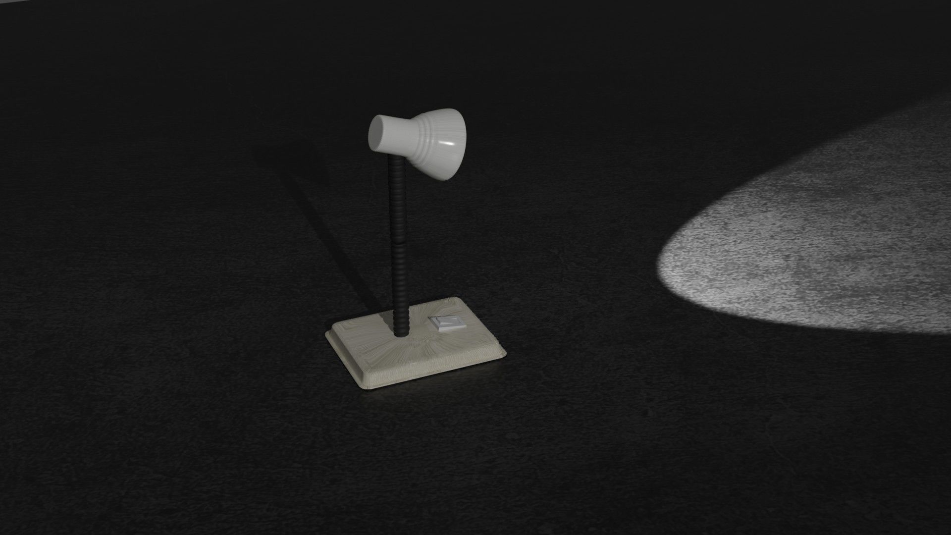 simple lamp for beginers Low-poly 3D model_1