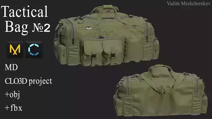 Tactical Bag 2 3D model