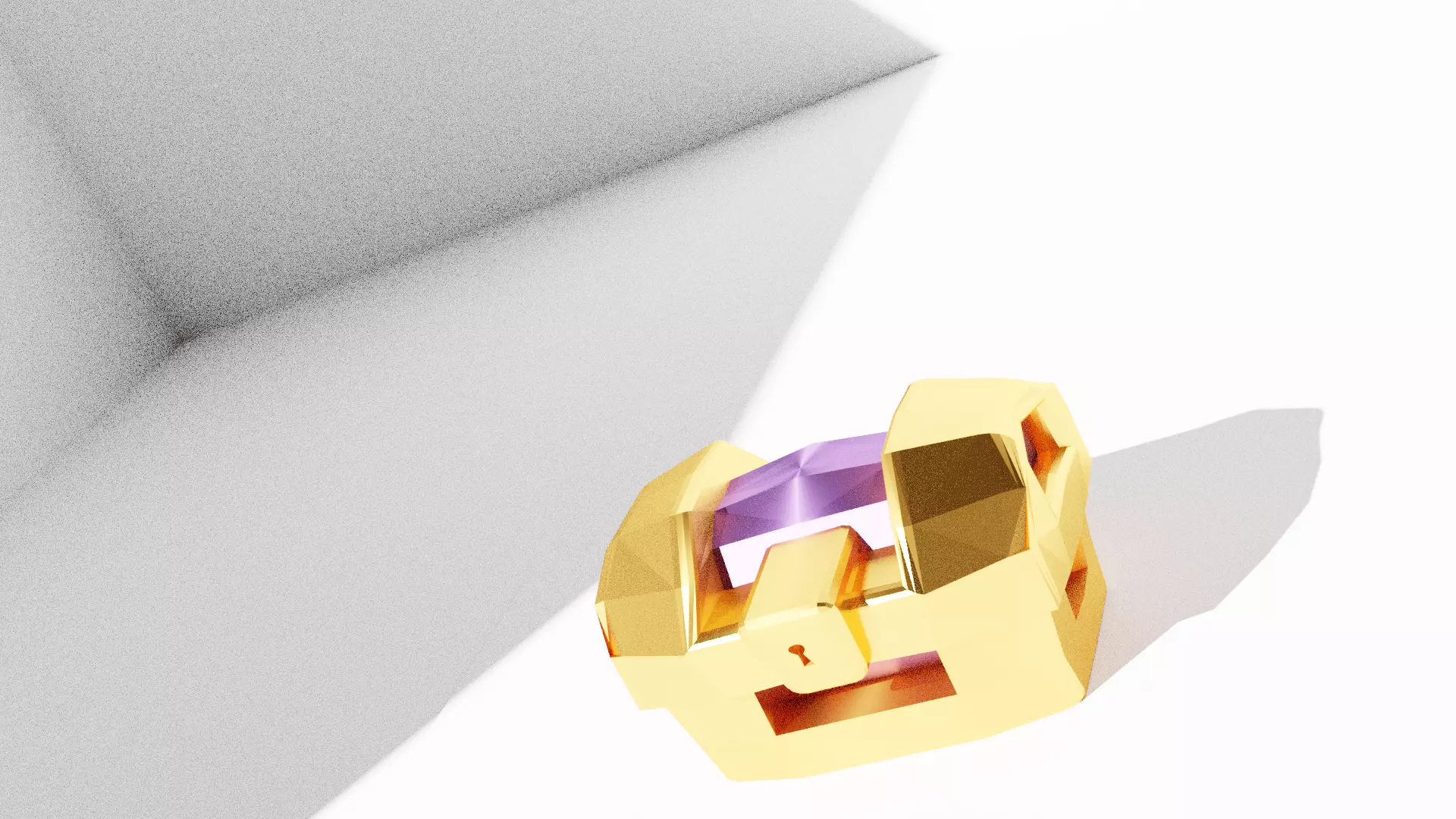 Treasure chest Free low-poly 3D model