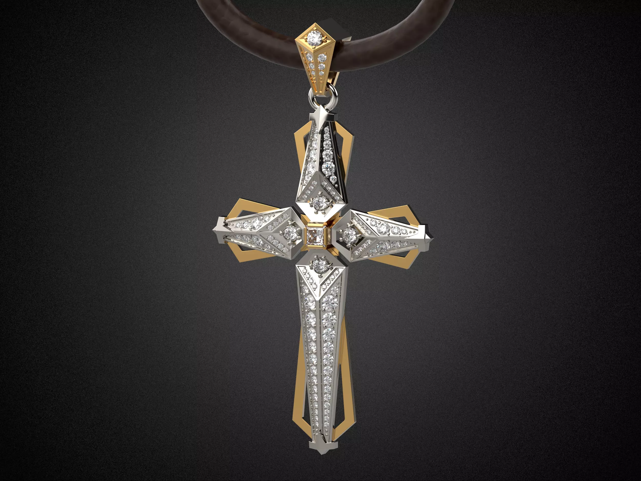 Holy Cross Pendant P8 3D print model