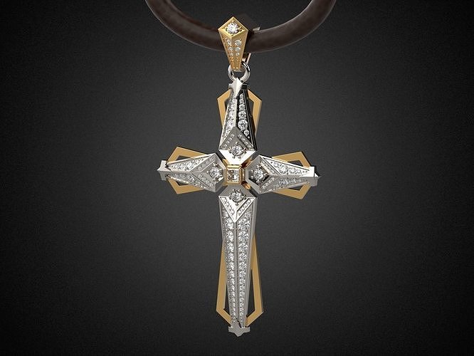Holy Cross Pendant P8 3D print model
