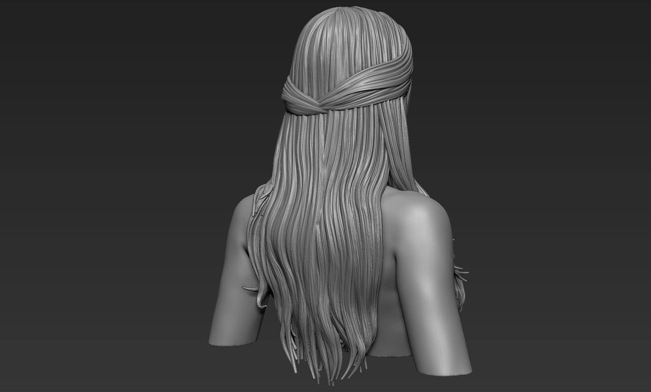 Hair 52 3D model_9