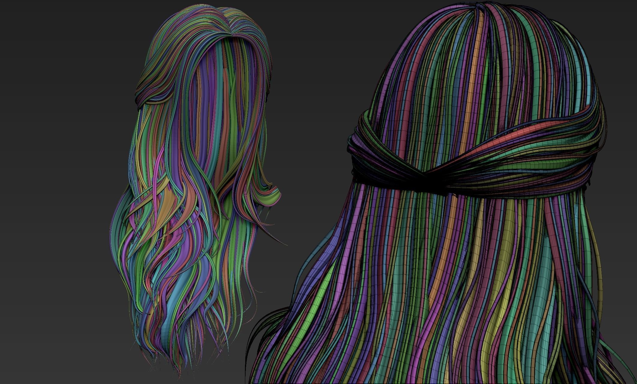 Hair 52 3D model_20