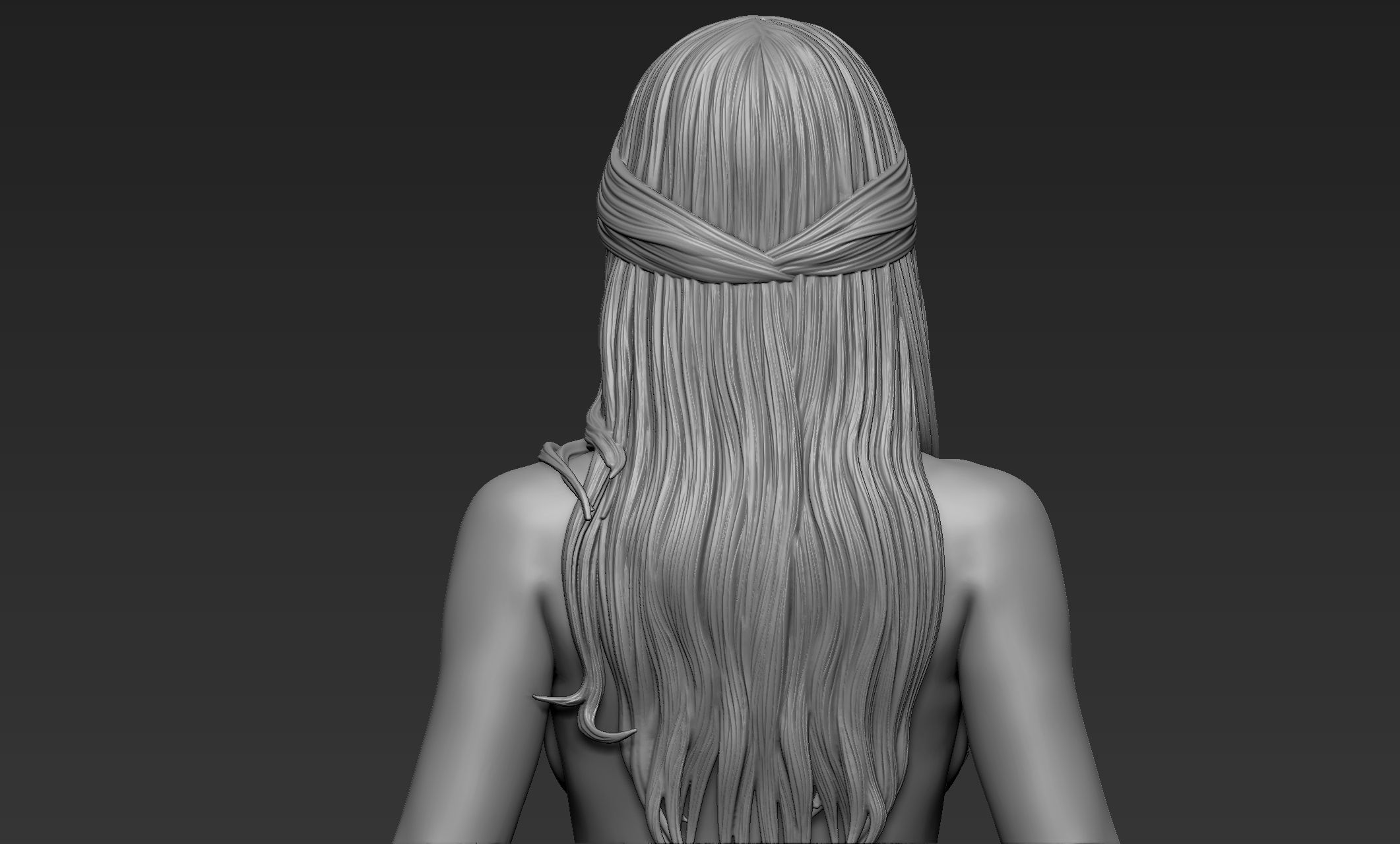 Hair 52 3D model_8