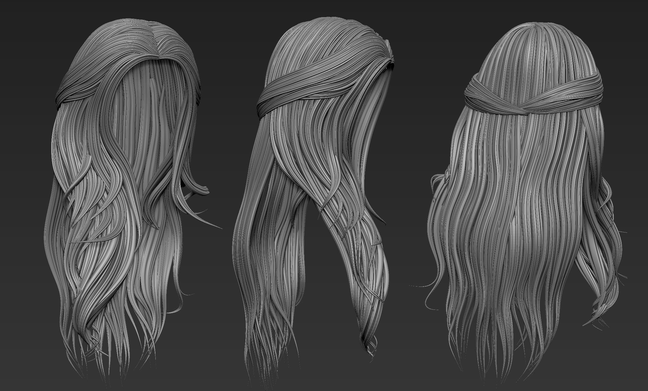Hair 52 3D model_21