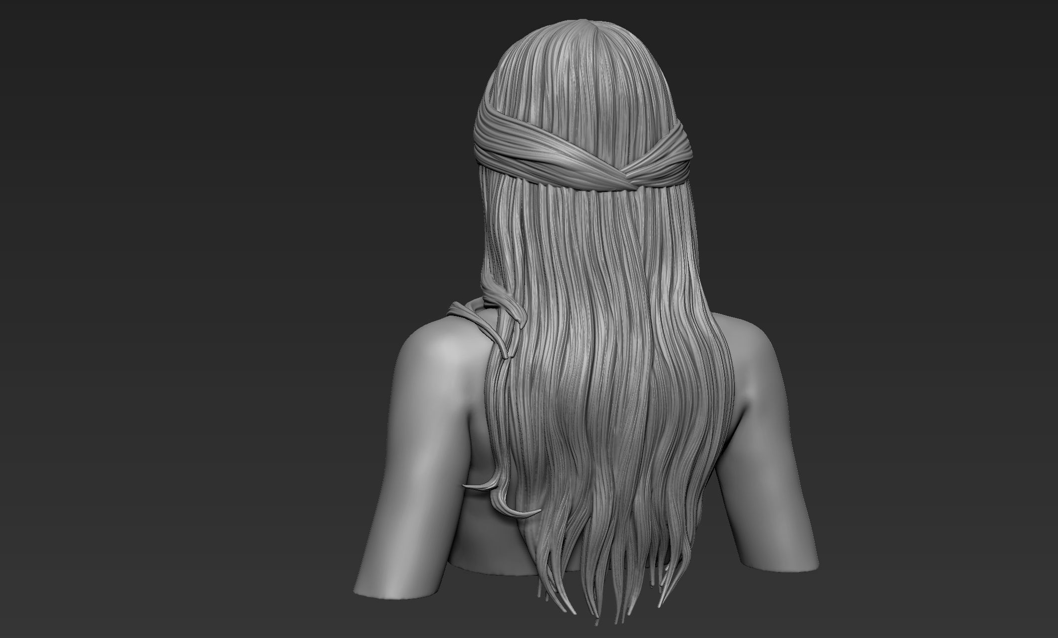 Hair 52 3D model_7