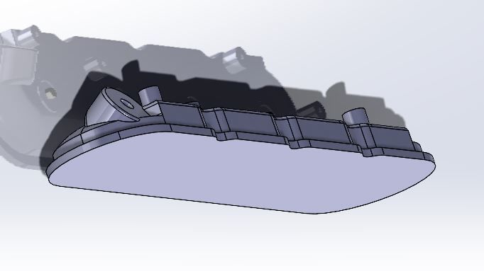 LS Valve Cover Driver side 3D model_3