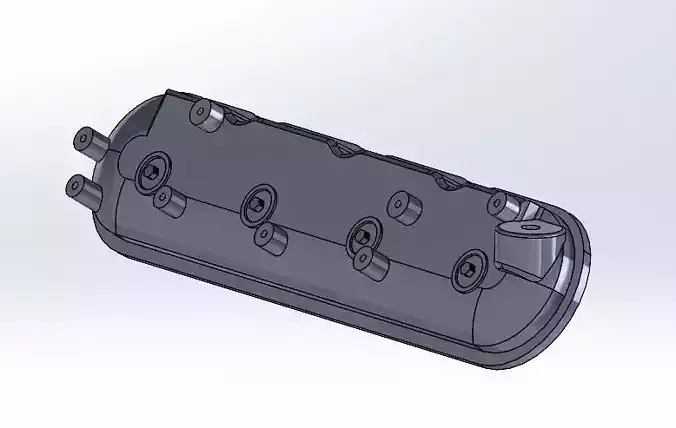 LS Valve Cover Driver side 3D model