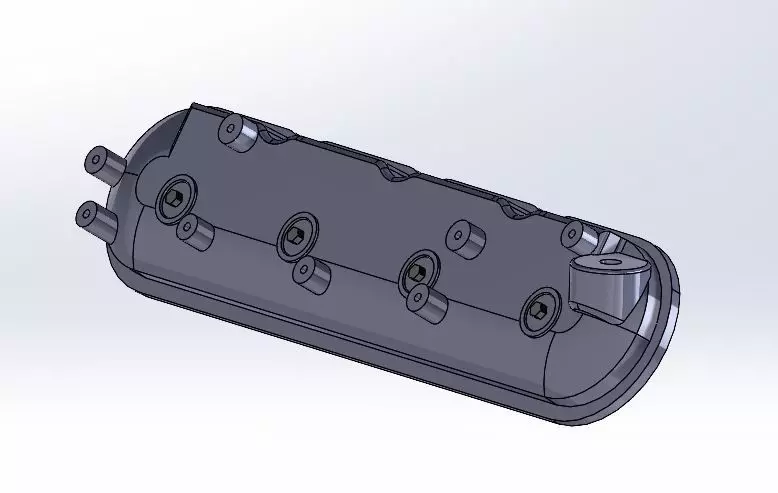 LS Valve Cover Driver side 3D model_0