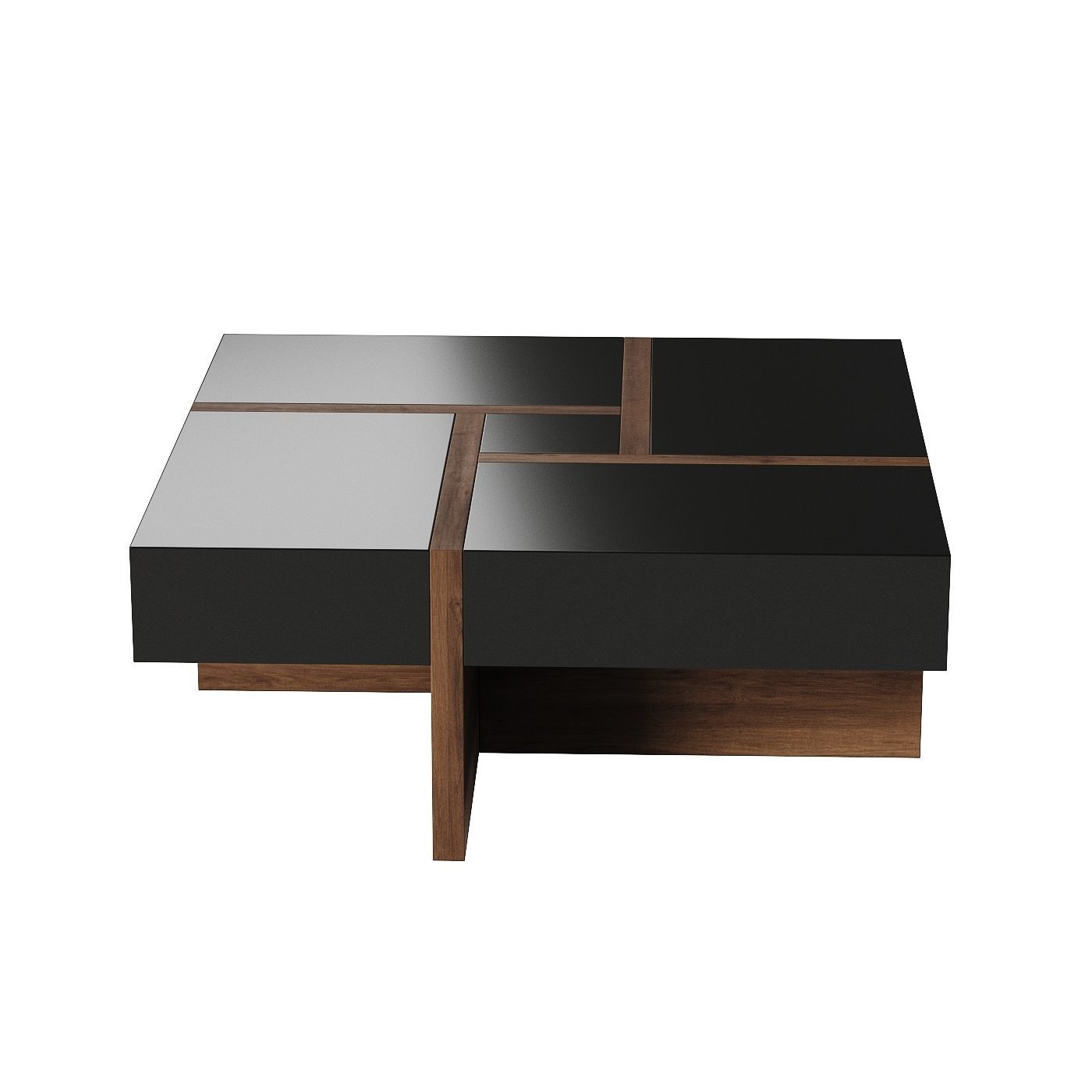 Mokiyo Modern Coffee Table Low-poly 3D model_2