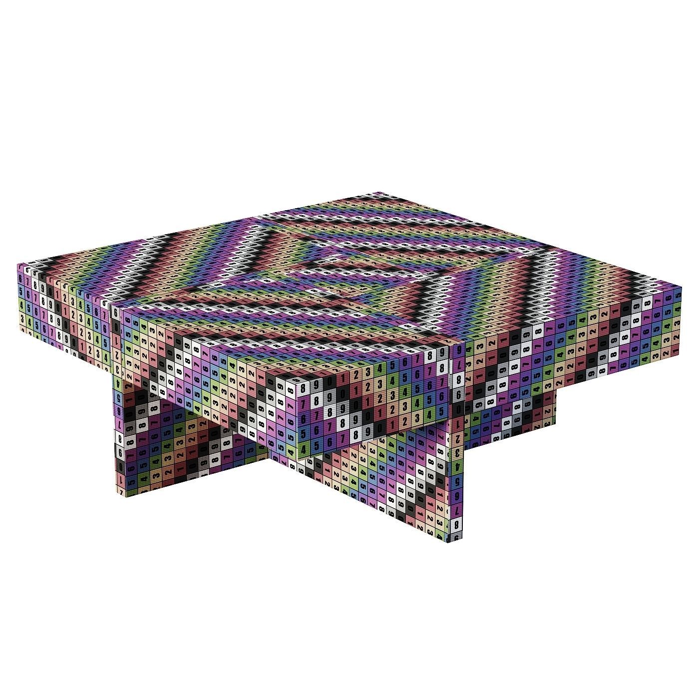 Mokiyo Modern Coffee Table Low-poly 3D model_5