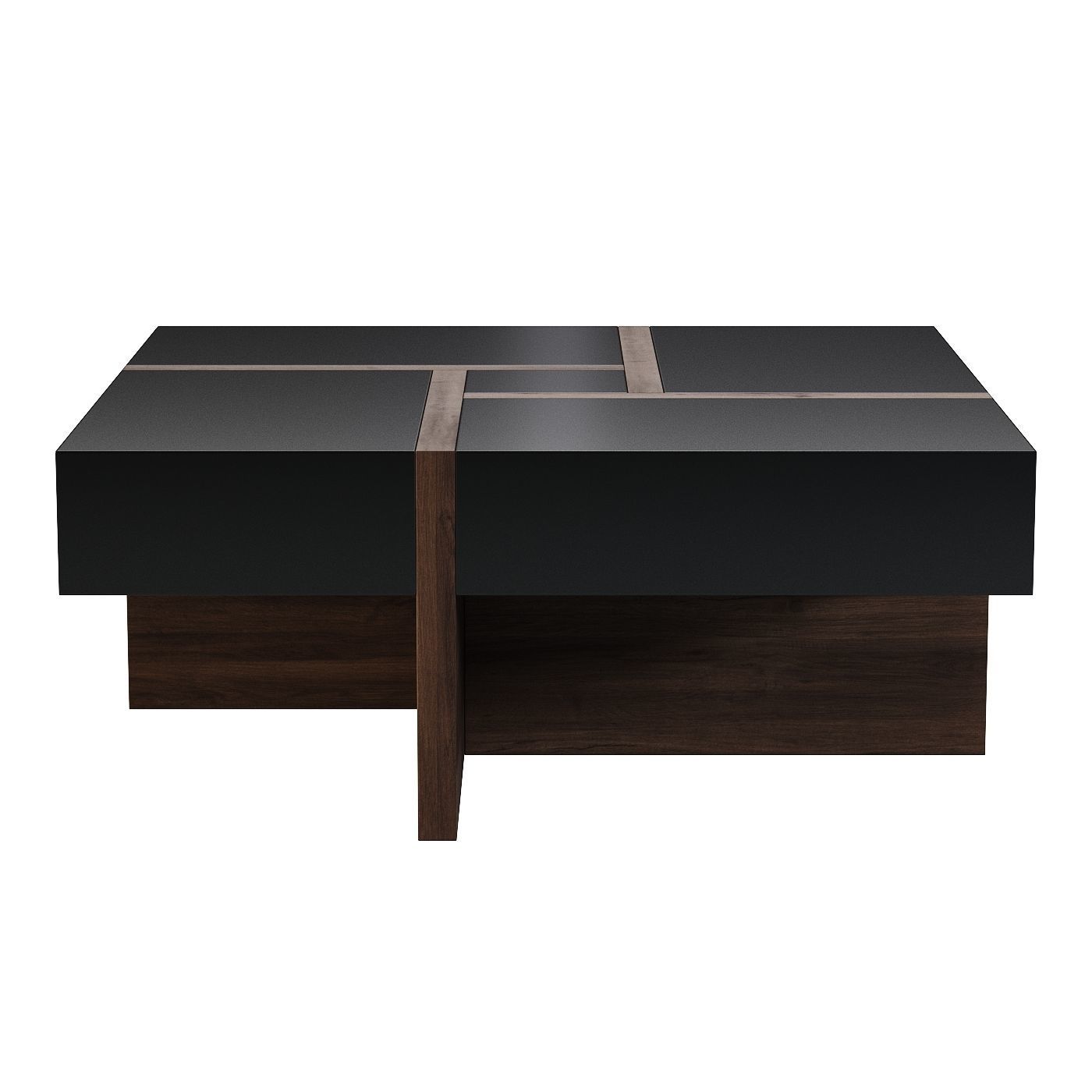 Mokiyo Modern Coffee Table Low-poly 3D model_1