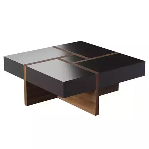 Mokiyo Modern Coffee Table Low-poly 3D model