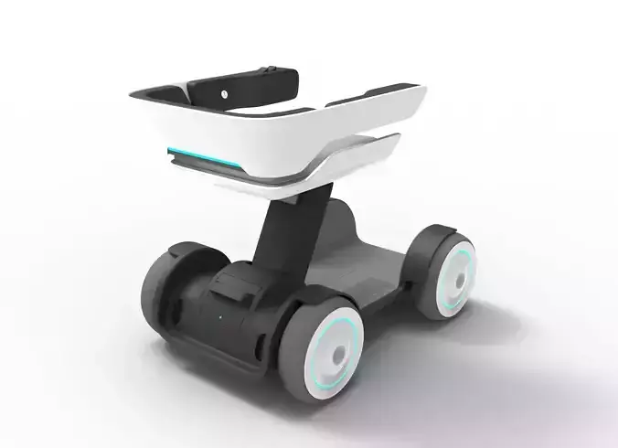 Electric chair on wheels - Smoothing 