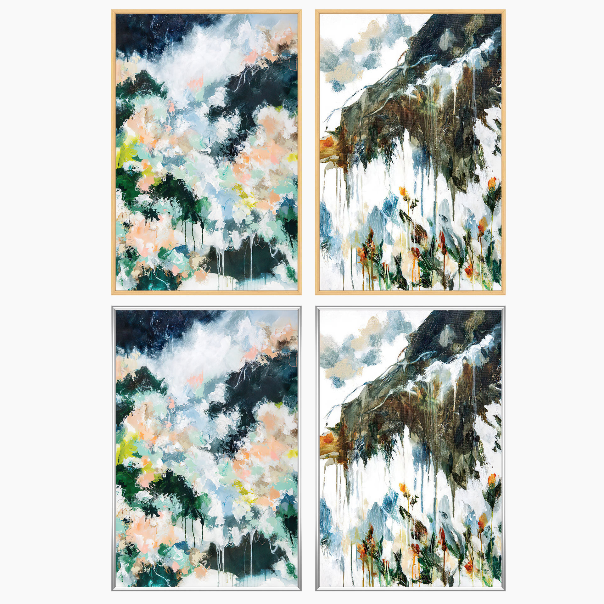 Wall Art Set 3651 3D model_2