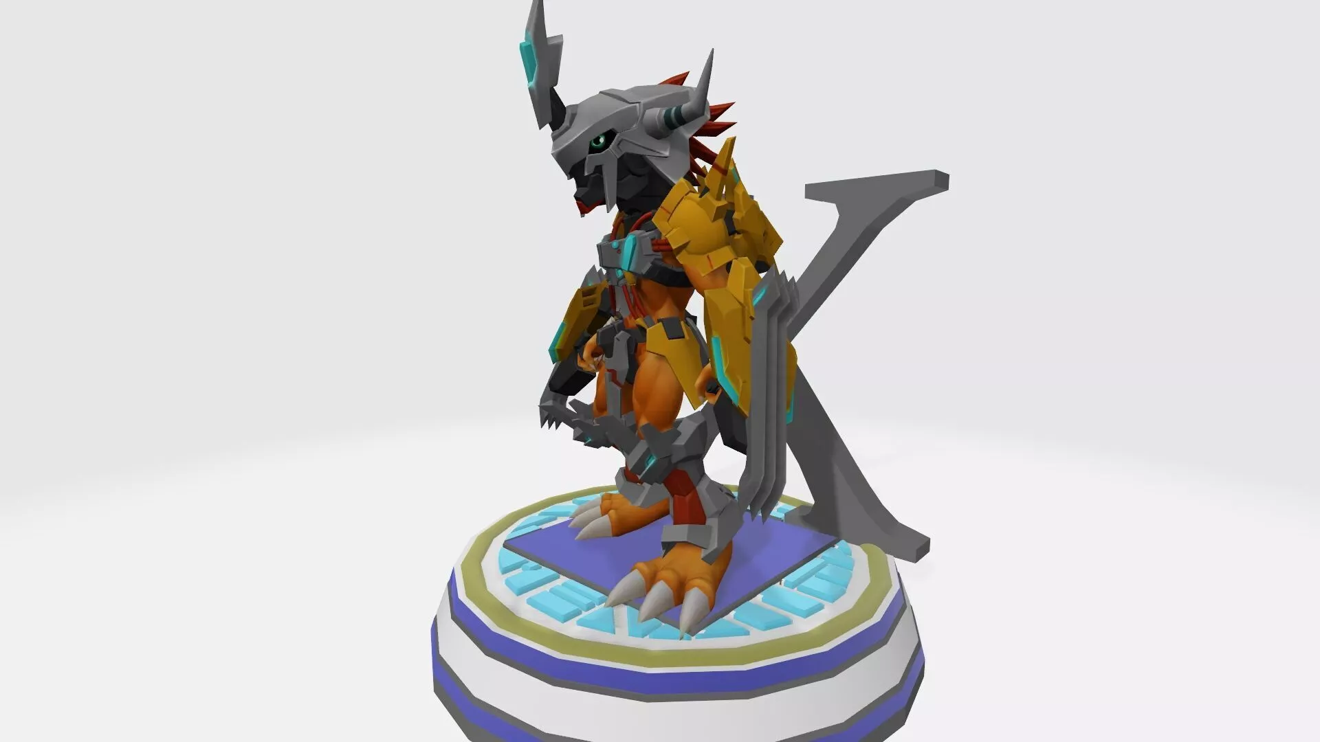 WarGreymon X character from video game legend of zelda 3D print model