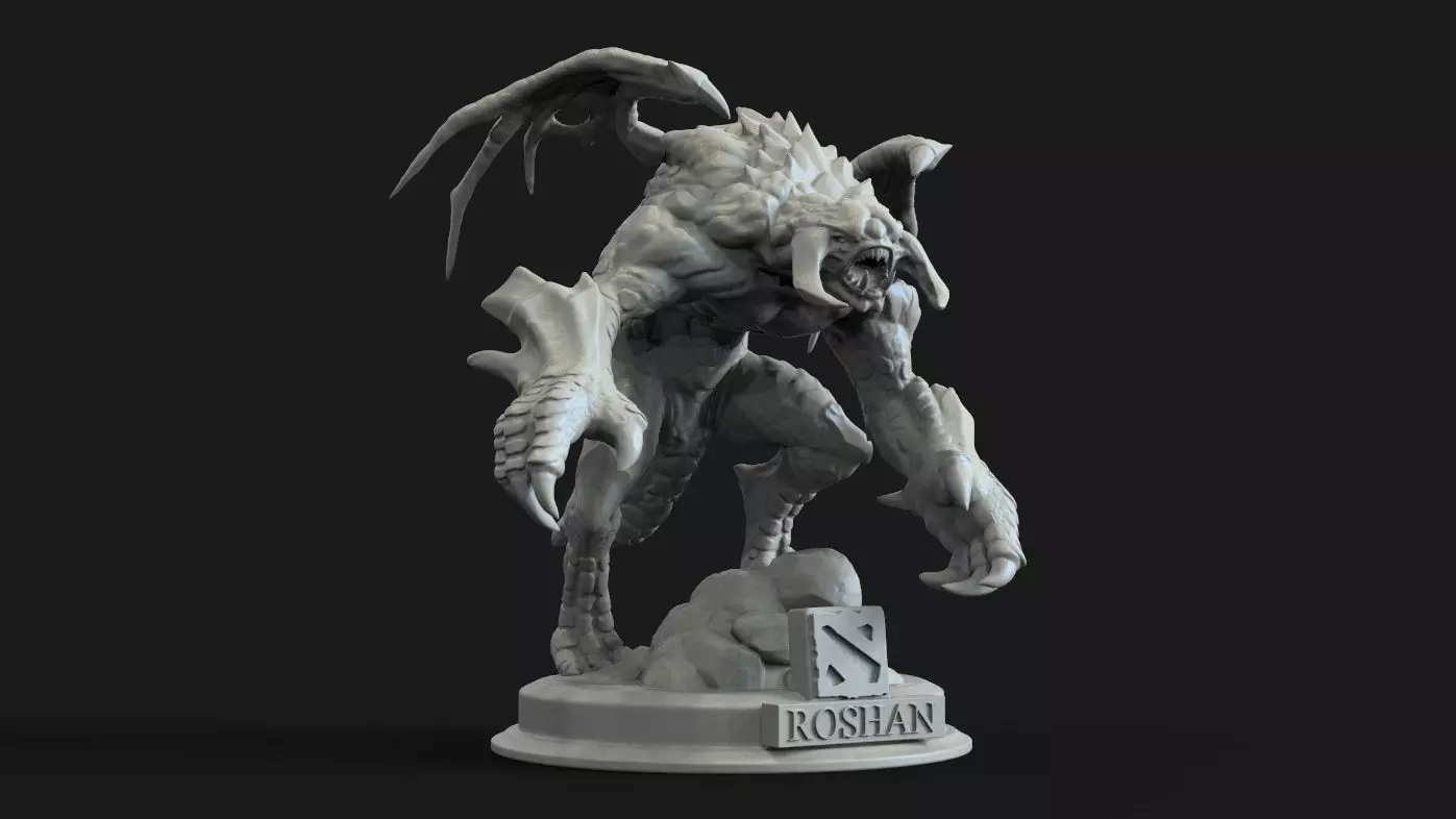 Roshan demon statue 3D print model_0