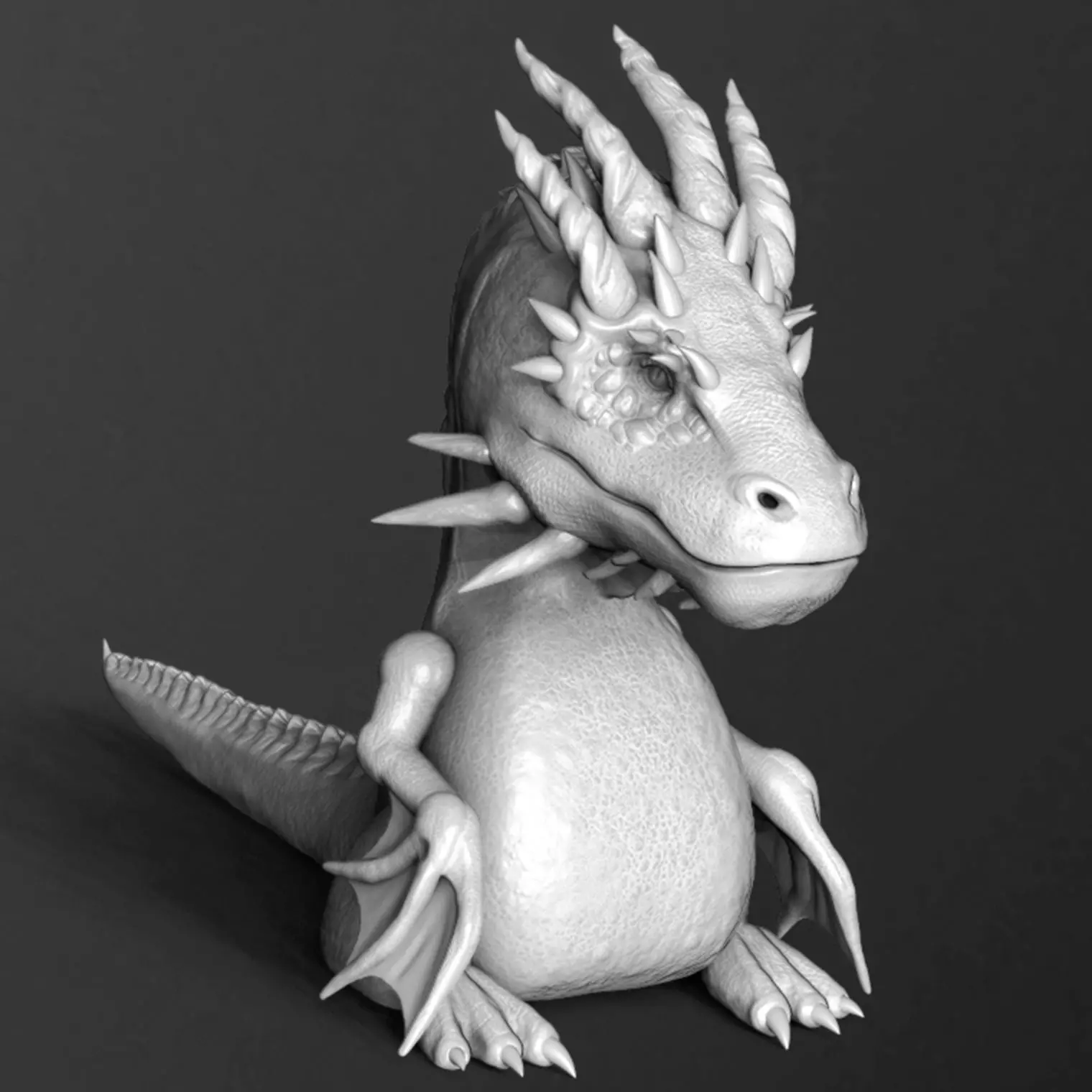3D Printable Dragon 3D print model