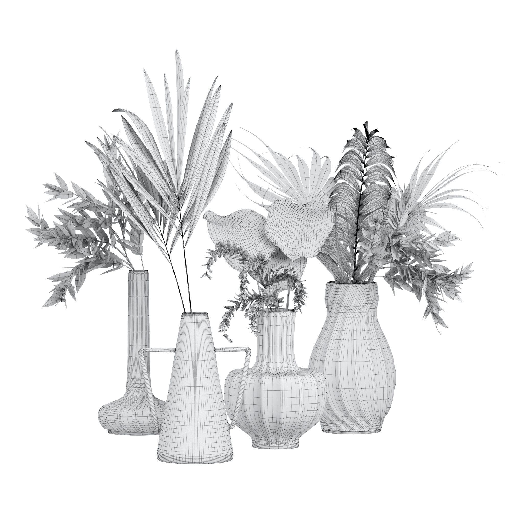 FLOWER PACK 216C 3D model_5