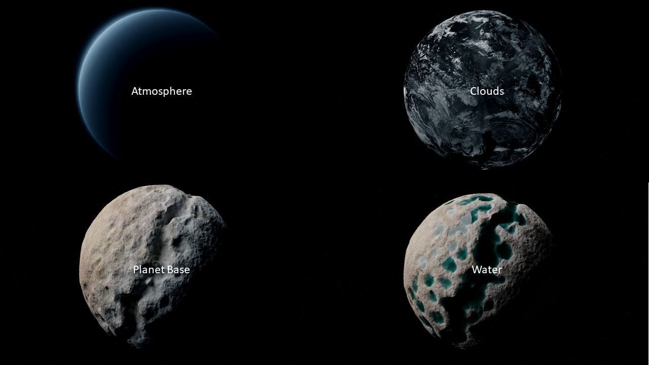 Planet Proxima Centauri B 3D model_9