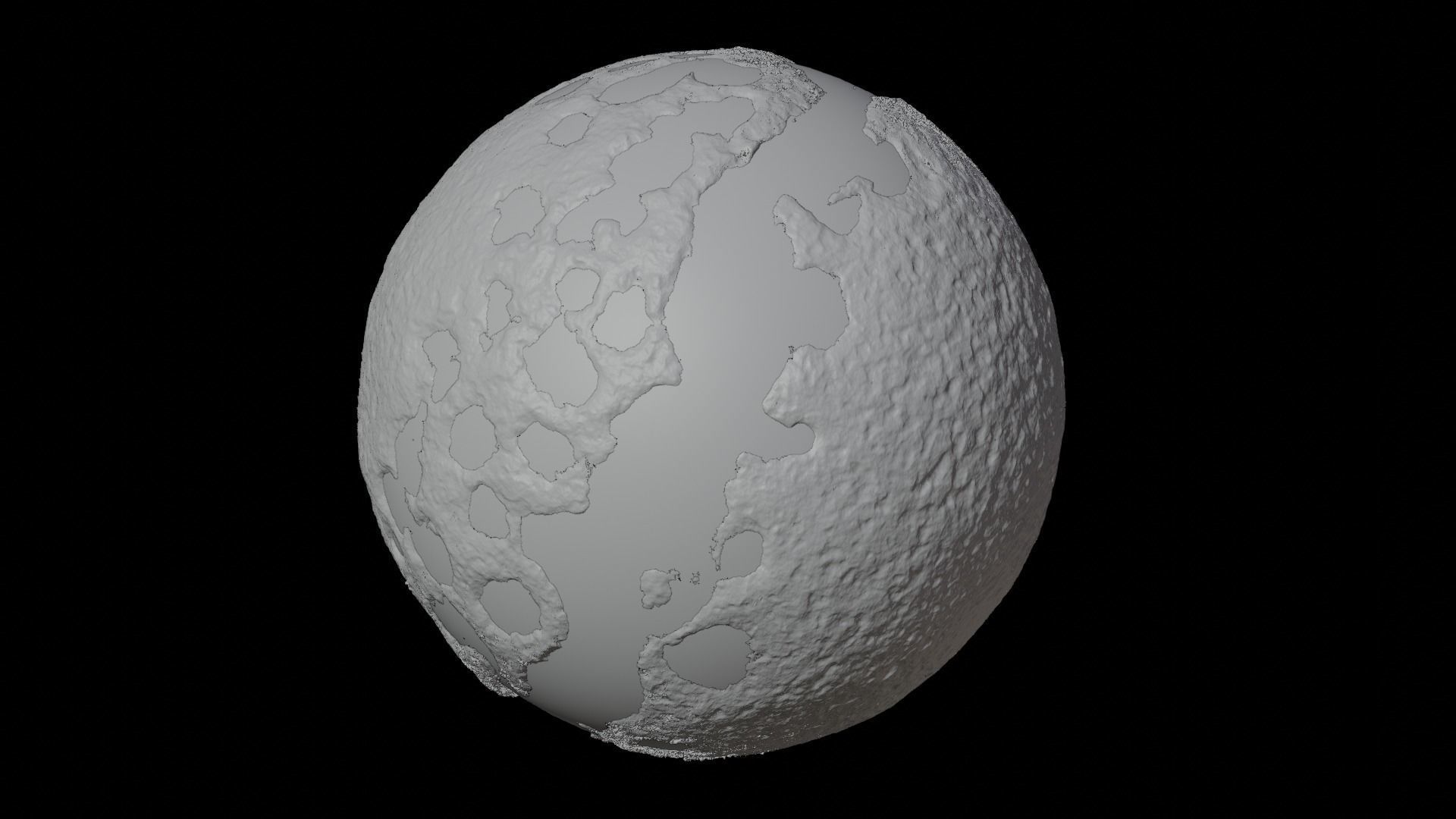 Planet Proxima Centauri B 3D model_16