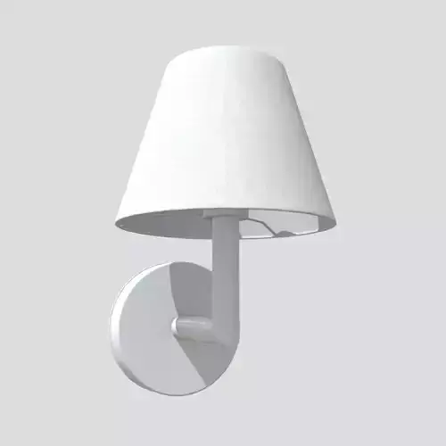 Wall Lamp 3 - low poly PBR 3d model Low-poly 3D model