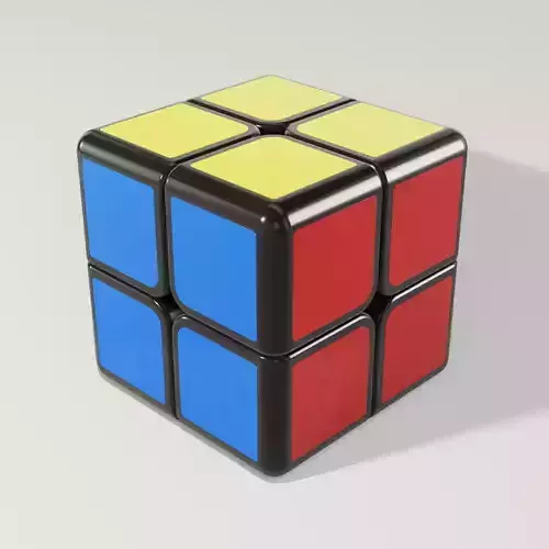 Rubiks Cube 2x2 3D model