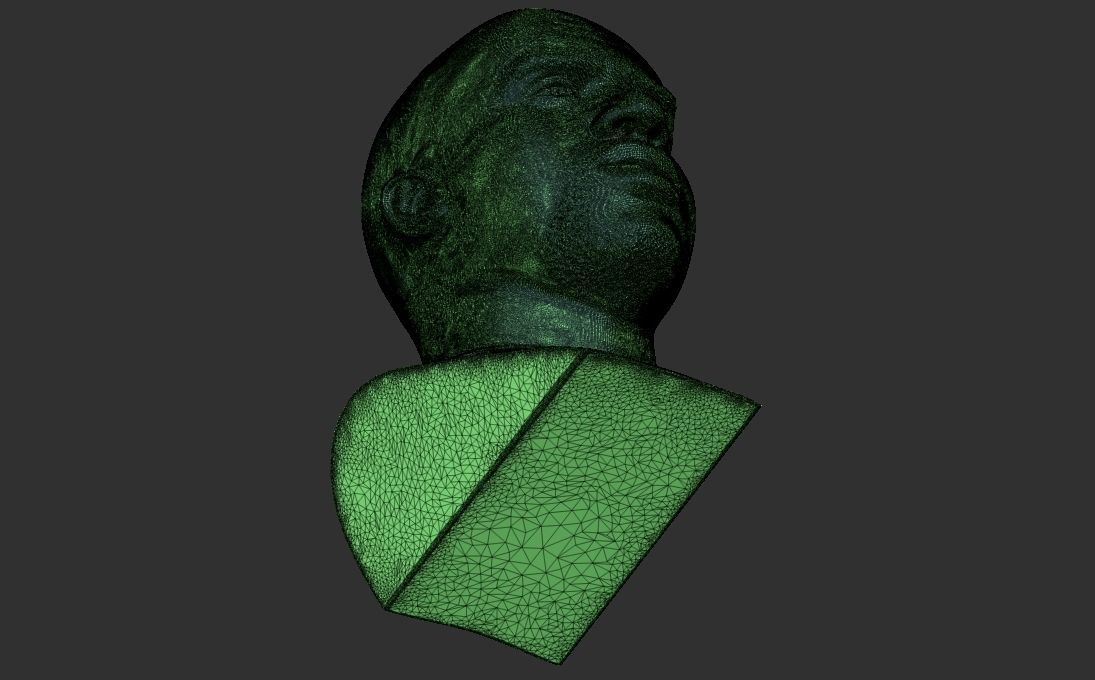Shaquille ONeal bust for 3D printing 3D print model_24