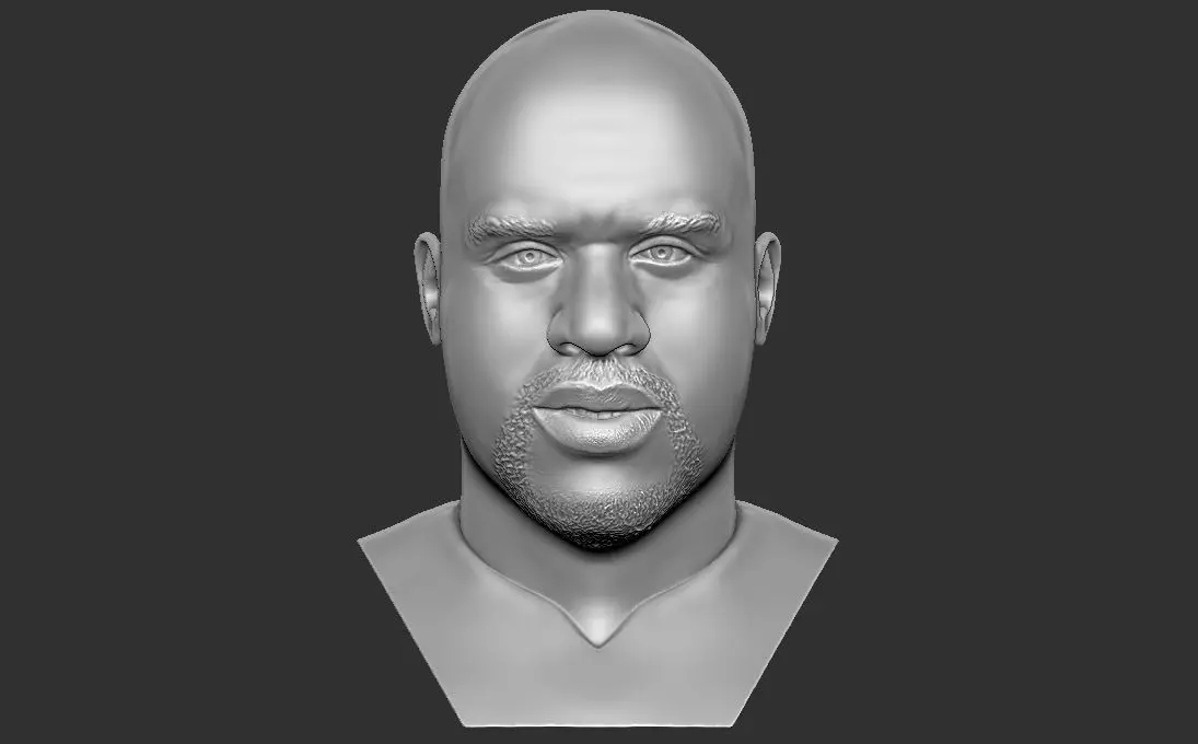 Shaquille ONeal bust for 3D printing 3D print model_0