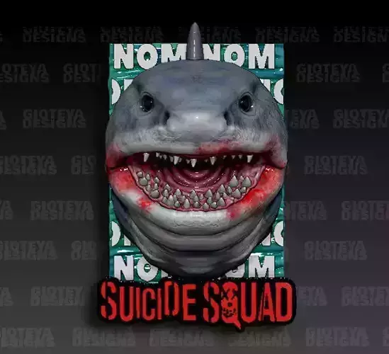 King Shark NOM NOM Magnet