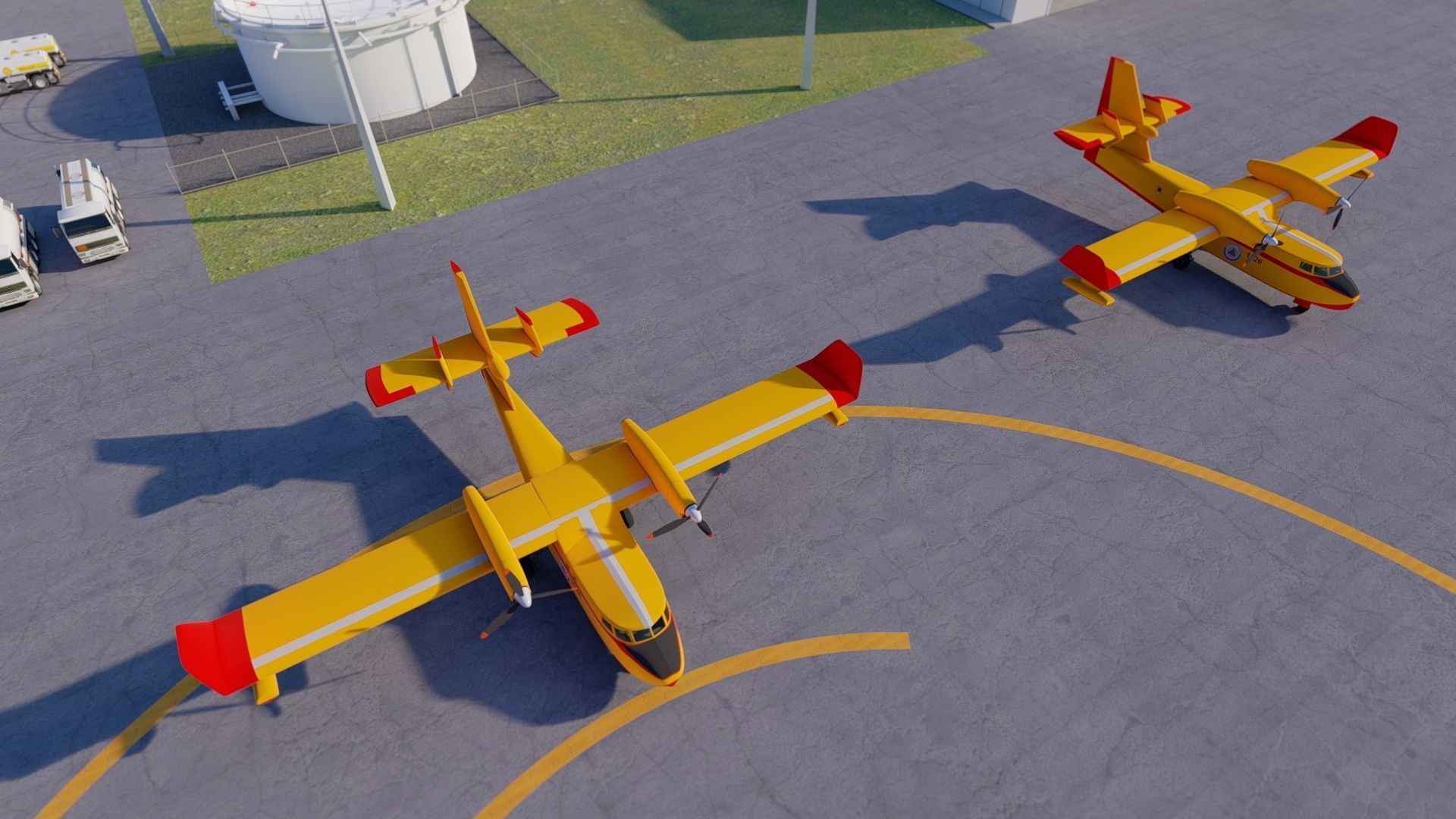 Canadair CL-415 3D model_3