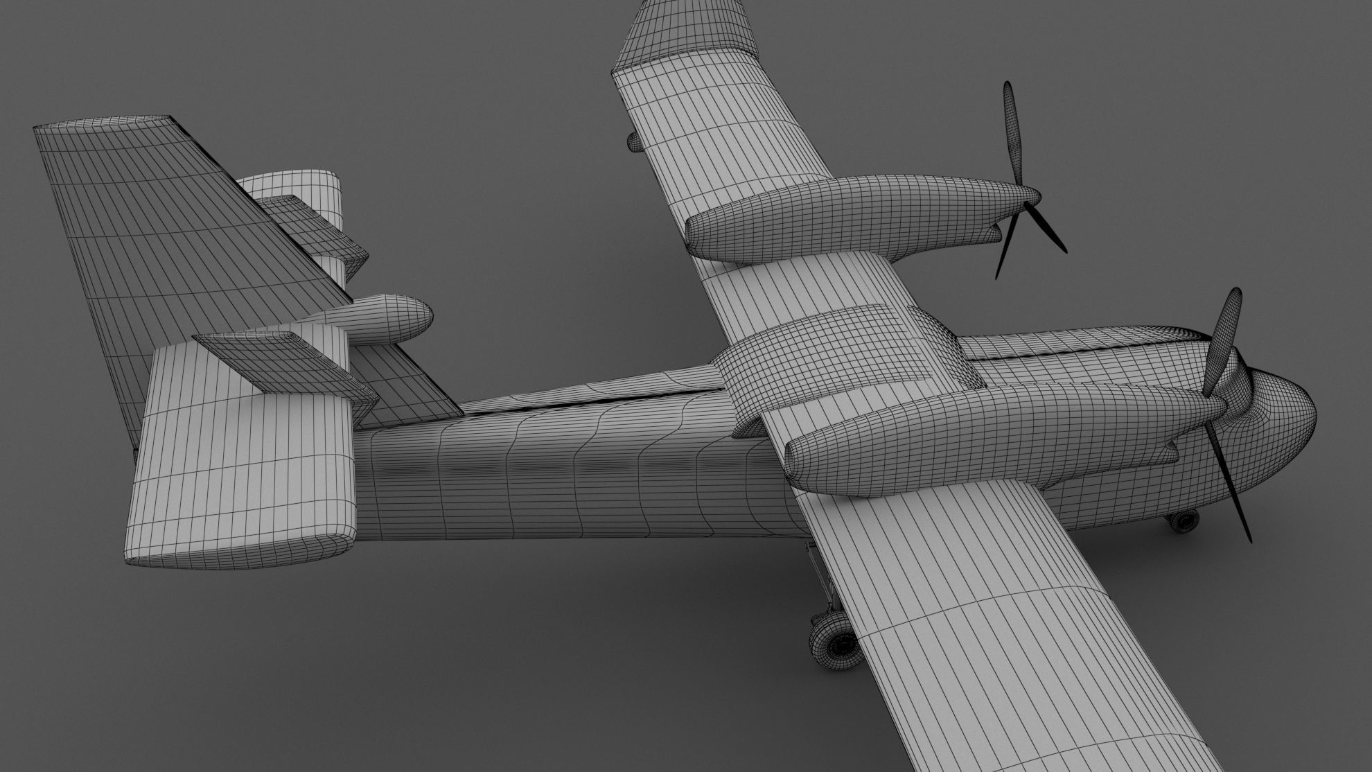 Canadair CL-415 3D model_10