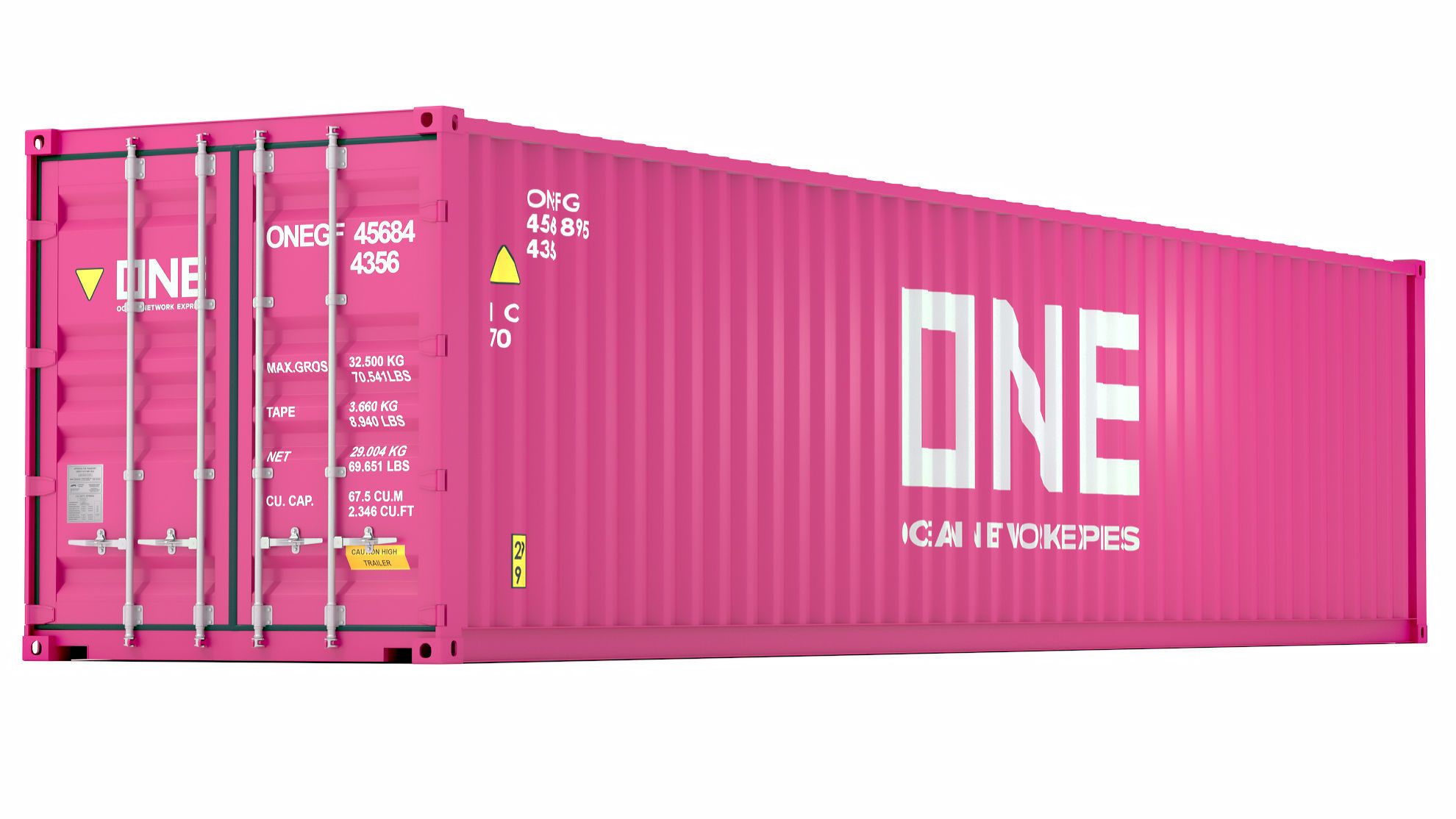 One Shipping Container 3D model | CGTrader