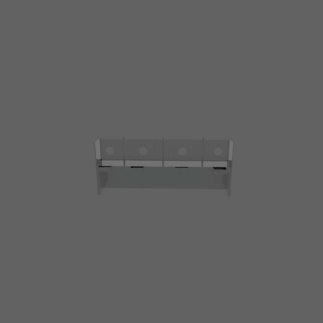 Customer survice office Low-poly 3D model_7