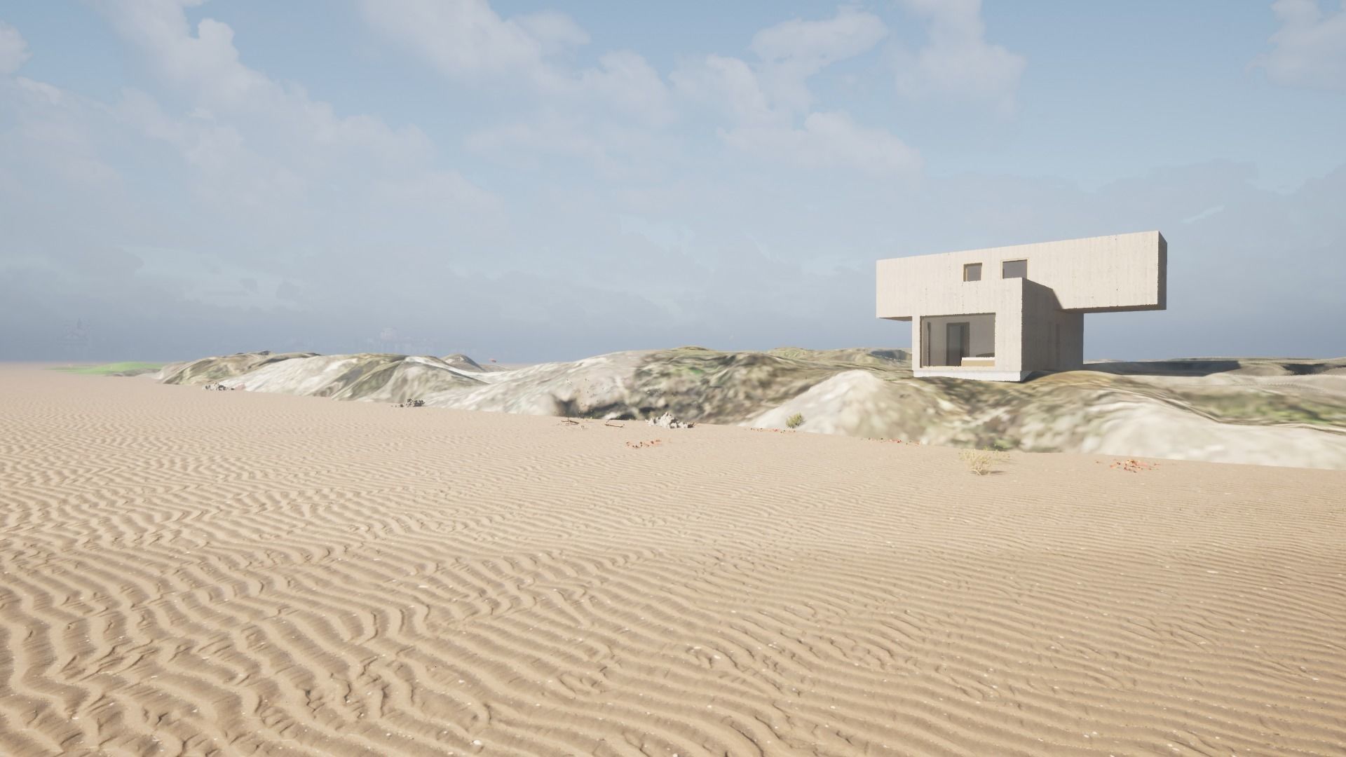 House by the sea 3D model_3