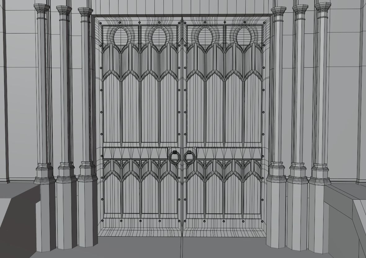 Church Interior 3D model_10