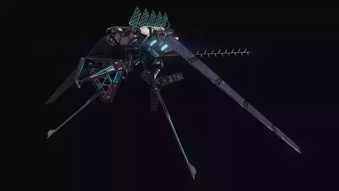 Vulture Spy Satellite 3D model