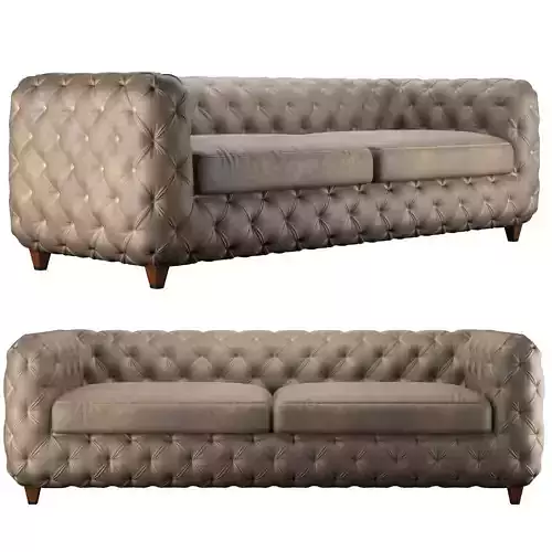 Desire vintage sofa eco 3-seater