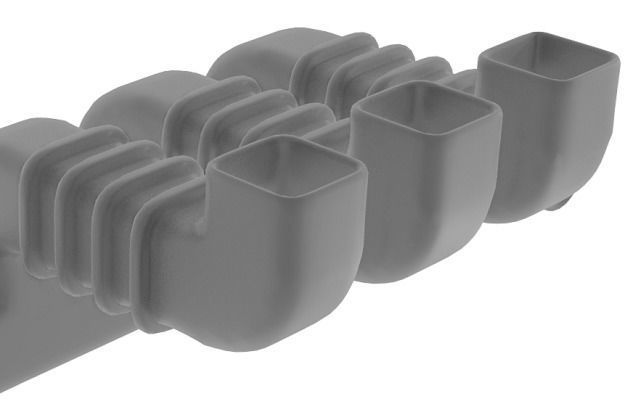 HVAC Duct Low-poly 3D model_2