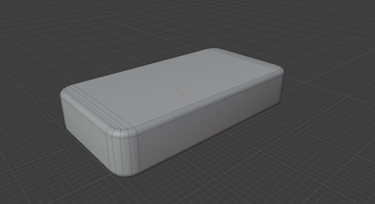 White dominoes set Low-poly 3D model_9