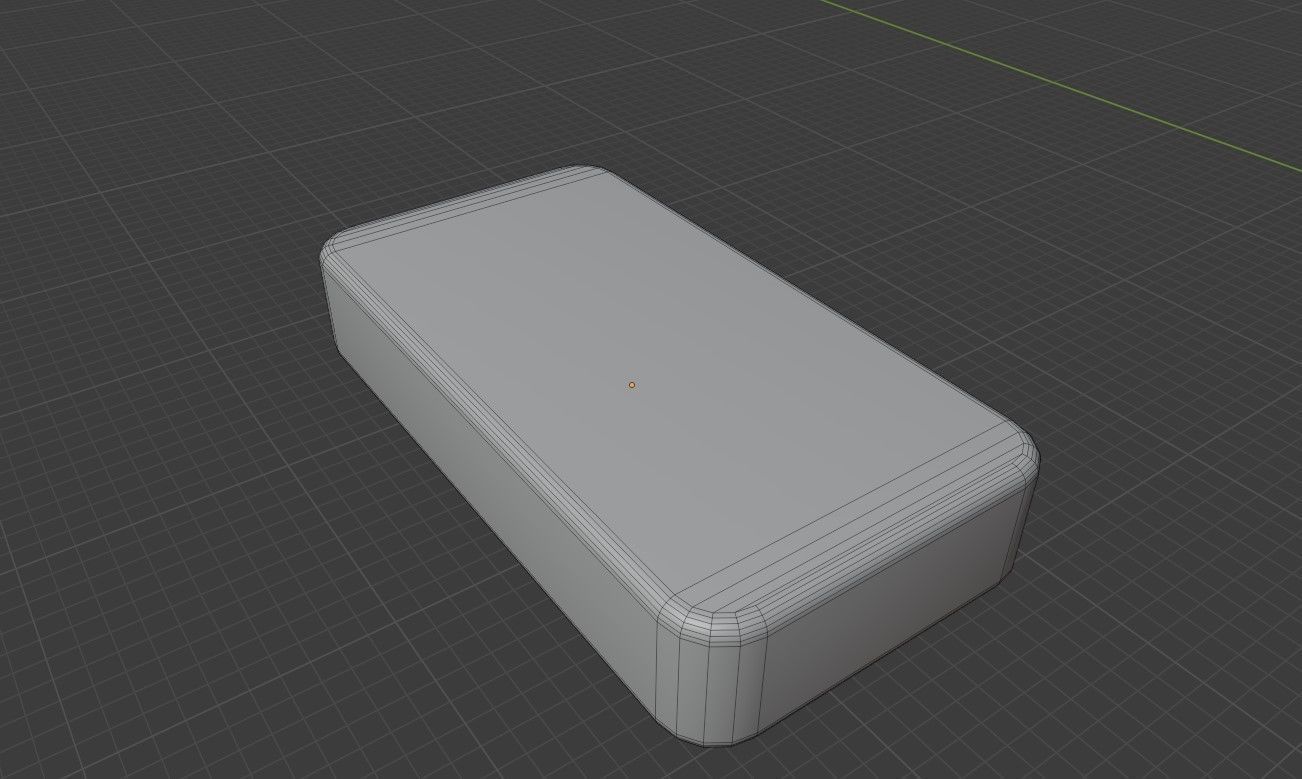 White dominoes set Low-poly 3D model_8