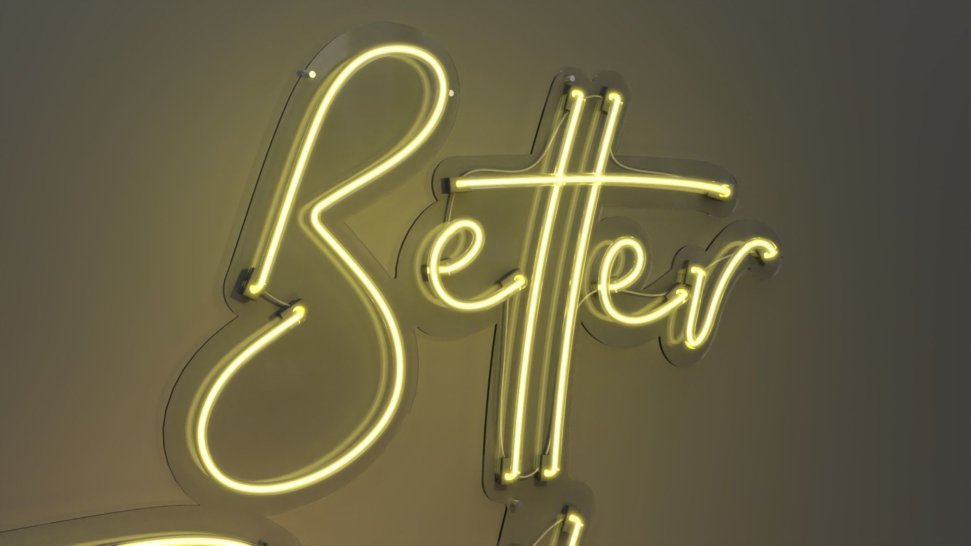 Better Together - Neon Sign 3D model_2
