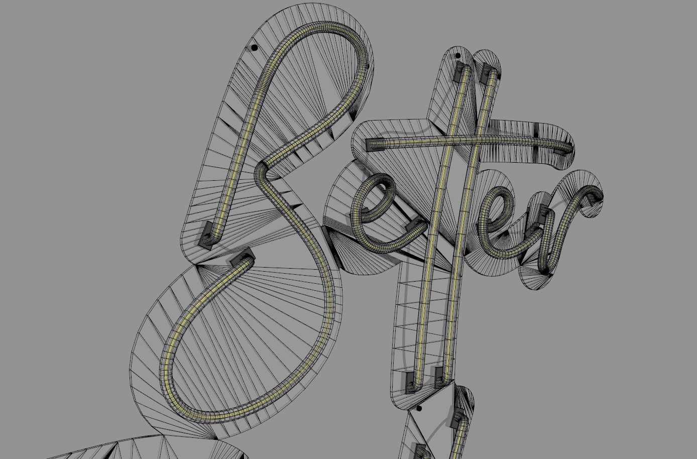 Better Together - Neon Sign 3D model_7