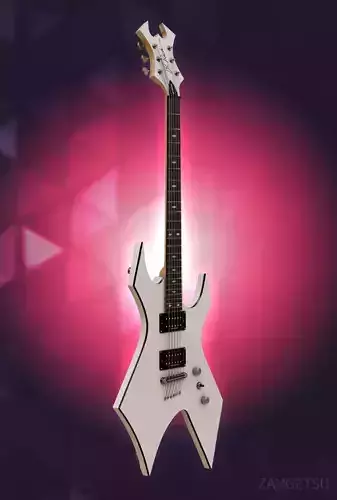 BC RICH WARLOCK REVENGE Electric Guitar Low-poly 3D model