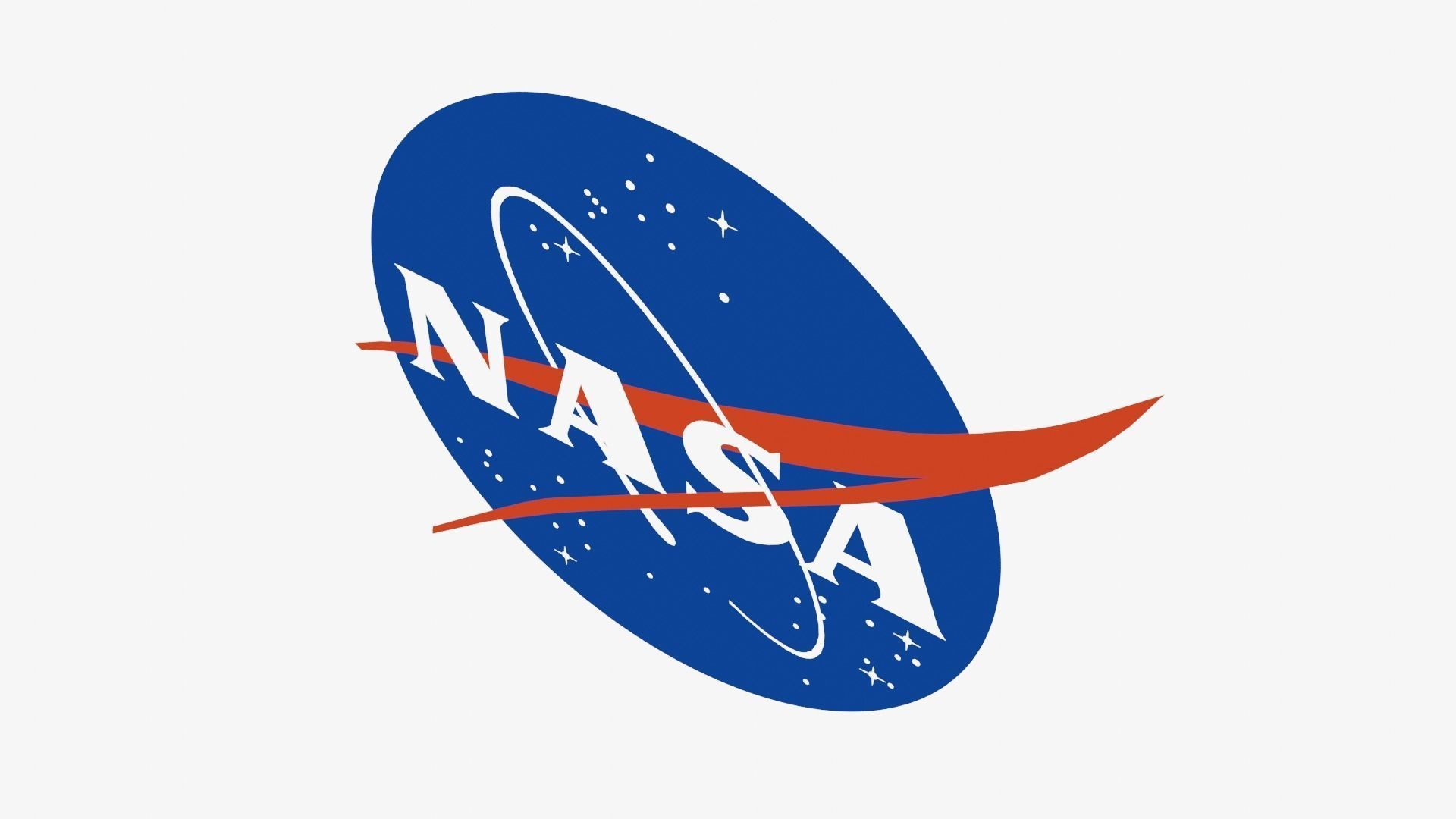 NASA Logo 3D Free low-poly 3D model_14