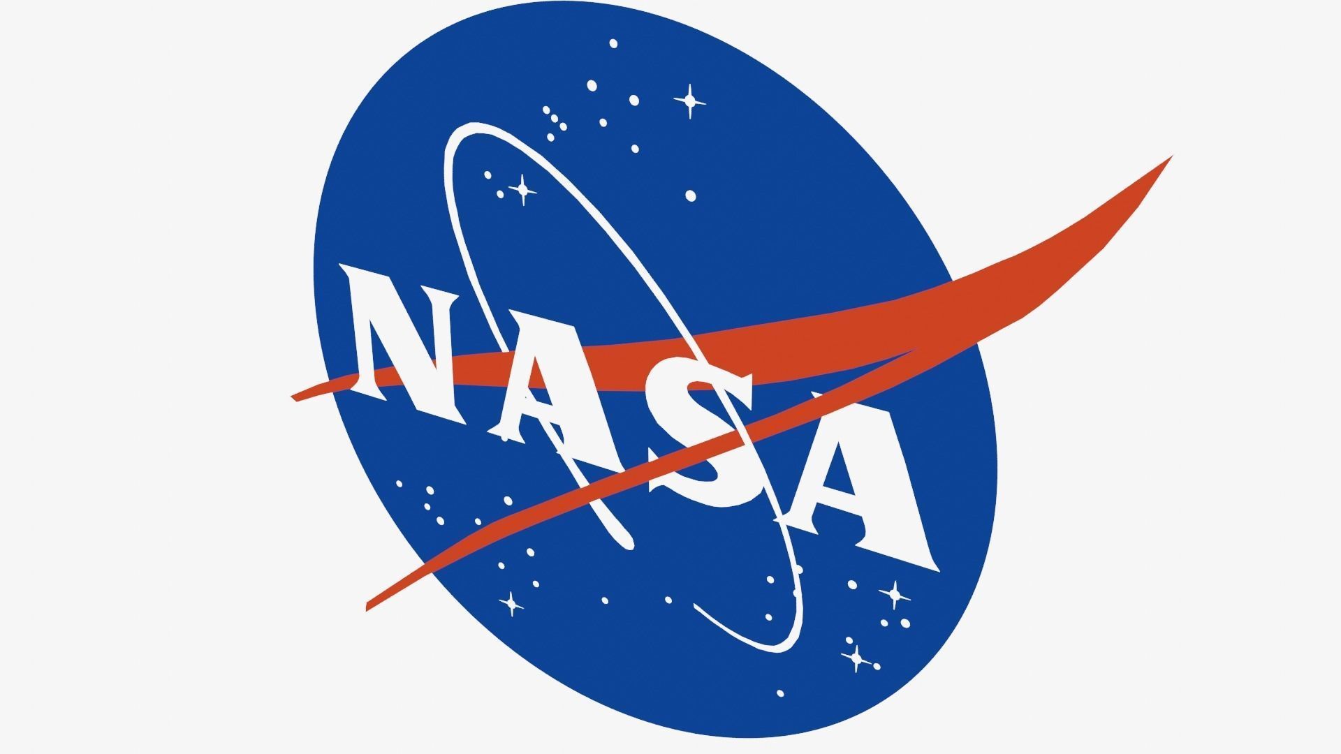 NASA Logo 3D Free low-poly 3D model_11
