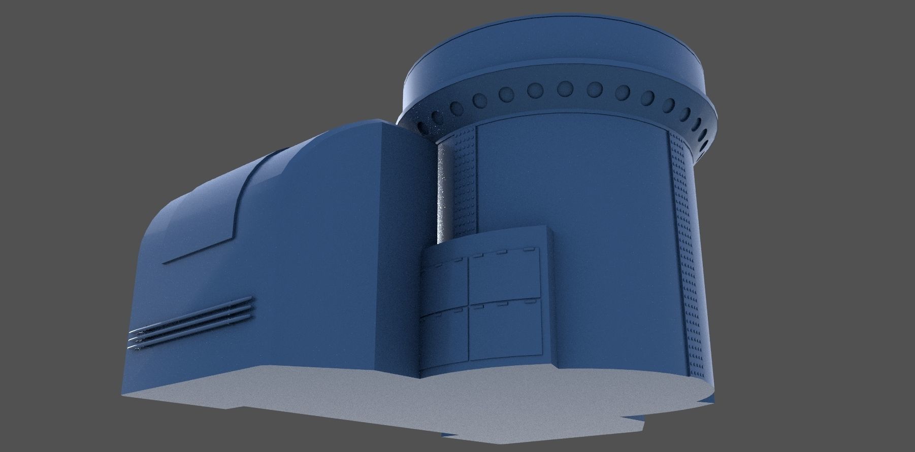 Nendo Shiki bow barbette - Personal license - 1-100 scale 3D print model_4