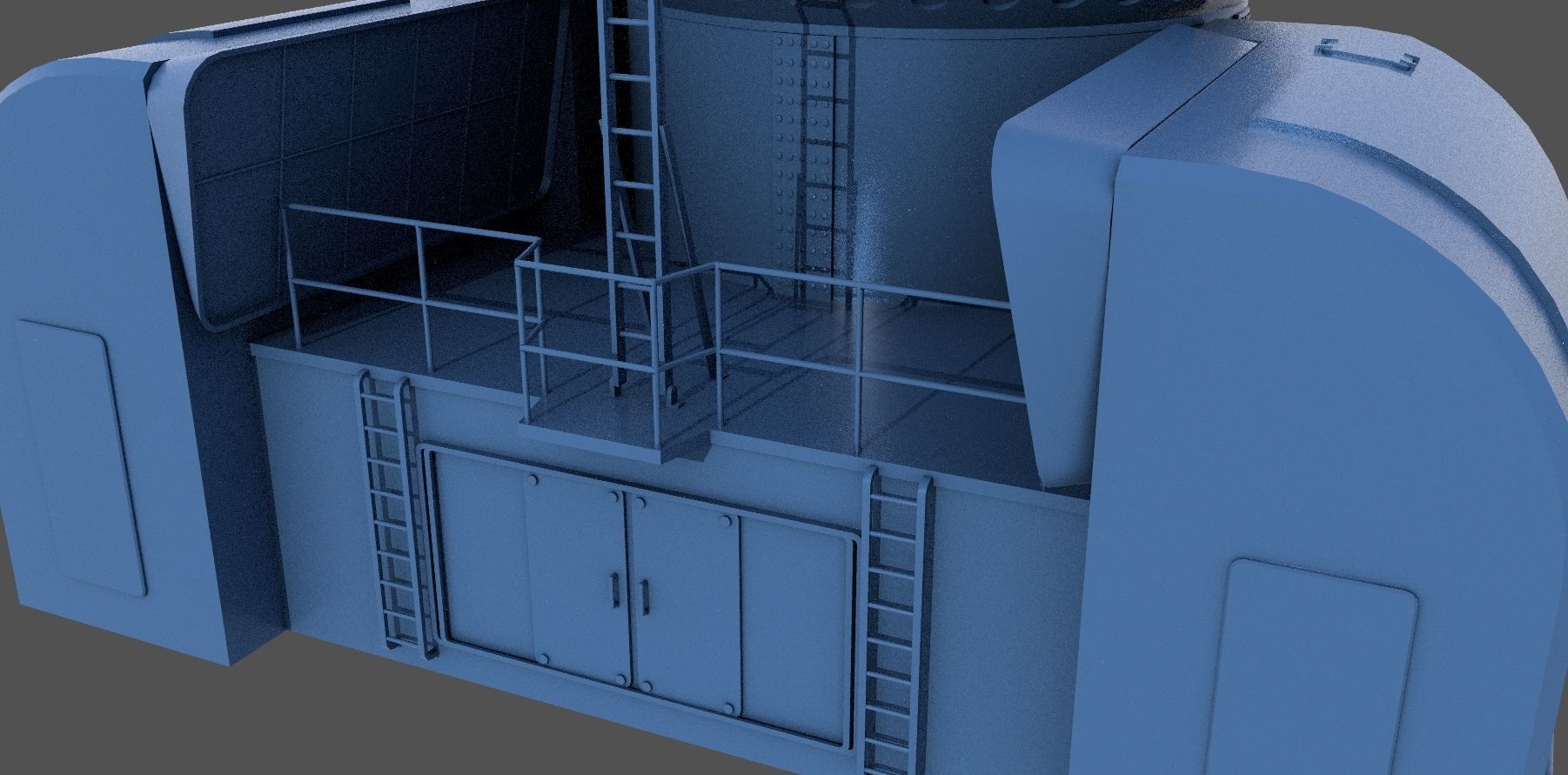 Nendo Shiki bow barbette - Personal license - 1-100 scale 3D print model_5