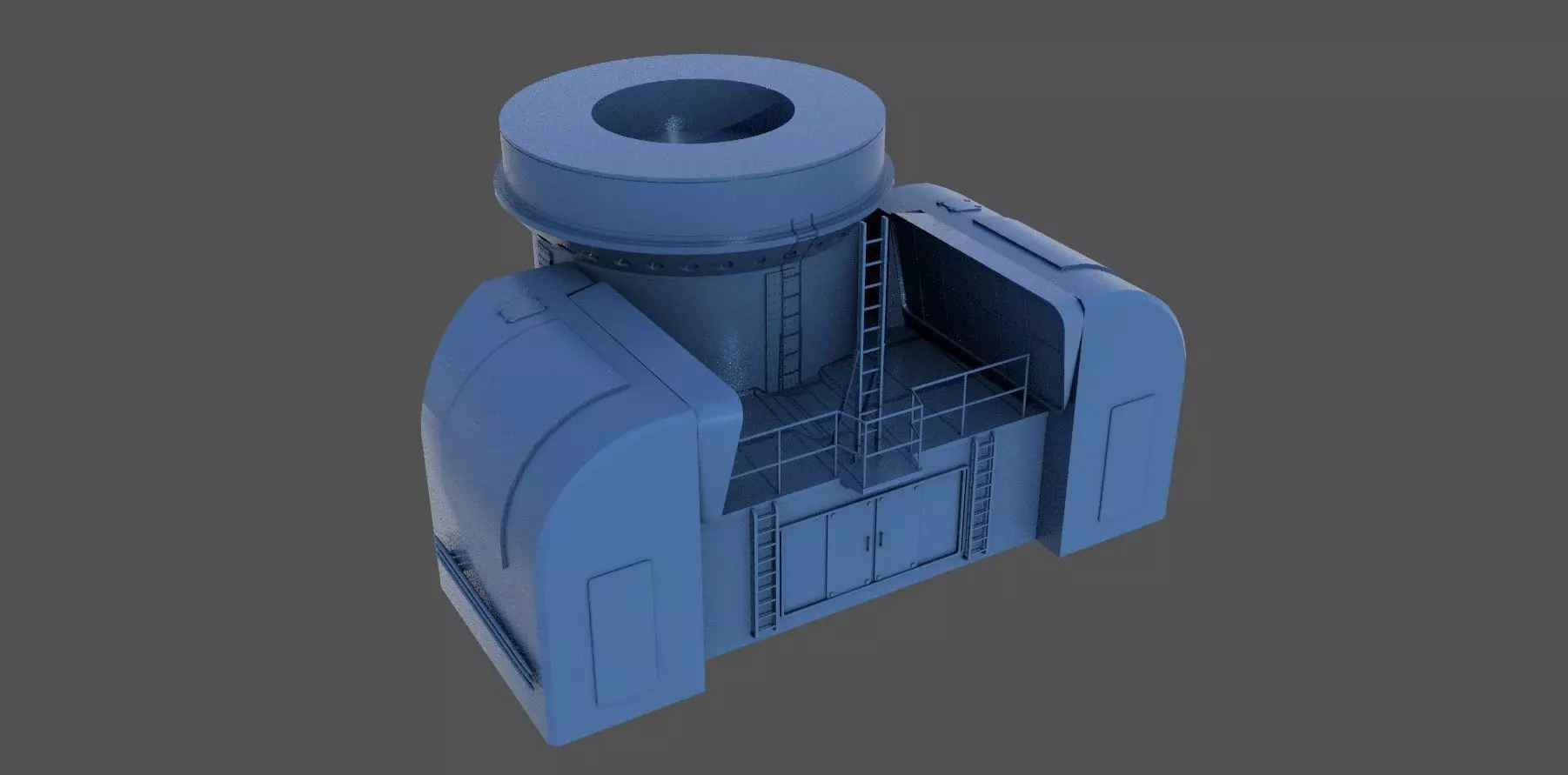 Nendo Shiki bow barbette - Personal license - 1-100 scale 3D print model_0